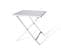 Table De Jardin Pliante En Aluminium Gris - Marius