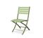 Chaise De Jardin Pliante En Aluminium Vert Lagune - Marius