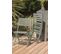 Ensemble Repas De Jardin 2 Places En Aluminium Kaki - Marius