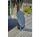 Table De Jardin Ronde Pliante En Aluminium Gris Anthracite - Marius