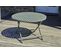 Table De Jardin Ronde Pliante En Aluminium Vert Kaki - Marius