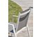 Fauteuil De Jardin Empilable En Aluminium Blanc - Floride