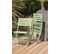 Lot De 2 Chaises De Jardin En Aluminium Vert Lagune - Marius