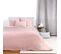 Parure De Lit En Double Gaze De Coton - 260x240 Cm - Rose Clair