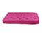 Coussin De Palette En Coton Coloré 120 X 60 Cm Fuchsia