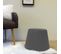 Pouf En Velours Dome Gris