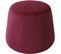 Pouf En Velours Dome Bordeaux