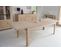 Table Moderne Extensible Bois Chêne Blanchi Massif L200/280 - Boston