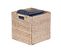 Panier De Rangement Pliable En Jonc De Mer 31x31x31cm