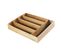 Range-couverts Avec 5 Compartiments En Bambou 38x29x7cm