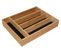 Range-couverts Avec 5 Compartiments En Bambou 38x29x7cm