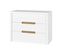 Commode Enfant 3 Tiroirs Blanc Angel