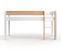 Lit Mi-hauteur 90x190 En Pin Massif Blanc Et Bois Hoya