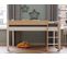 Lit Mi-hauteur 90x190 En Pin Massif Blanc Et Bois Hoya