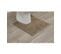 Tapis Contour Wc En Polyester Taupe 45 X 50 Cm