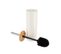 Brosse Wc Avec Support Blanc Et Couvercle En Bambou