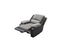 Relaxxo - Fauteuil Relaxation 1 Place Microfibre Et Simili Leo - Gris Et Noir