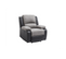 Relaxxo - Fauteuil Relaxation 1 Place Microfibre Et Simili Leo - Gris Et Noir