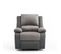 Relaxxo - Fauteuil Relaxation 1 Place Microfibre Et Simili Leo - Gris