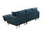 Canapé D'angle Maria Scandinave Réversible Et Convertible -  Bleu