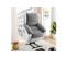 Relaxxo - Fauteuil De Relaxation Electrique Releveur Et Massant - Microfibre / Simili - Blanc / Gris