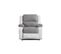 Relaxxo - Fauteuil De Relaxation Electrique Releveur Et Massant - Microfibre / Simili - Blanc / Gris