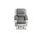 Relaxxo - Fauteuil De Relaxation Electrique Releveur Et Massant - Microfibre / Simili - Blanc / Gris