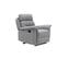 Fauteuil De Relaxation 1 Place En Tissu Gris Léon - Gris Clair