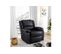 Relaxxo - Fauteuil De Relaxation Releveur Électrique 1 Place En Simili Leo - Noir