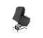 Relaxxo - Fauteuil De Relaxation Releveur Électrique 1 Place En Simili Leo - Noir