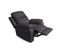 Fauteuil De Relaxation Manuel Bona En Tissu Imitation Cuir - Gris Foncé