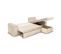 Canapé D'angle Caelia Réversible Et Convertible Avec Coffre En Velours Côtelé - Beige