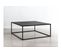 Table Basse Carrée Filar En Métal - 90x90 Cm - Noir