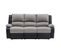 Relaxxo Pack Canapé Relax Électrique Leo 3 Pl + Fauteuil Releveur En Microfibre/simili - Gris/noir