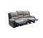 Relaxxo Pack Canapé Relax Électrique Leo 3 Pl + Fauteuil Releveur En Microfibre/simili - Gris/noir