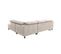 Canapé D'angle Verla 4 Places Convertible Avec Coffre En Tissu - Beige- Angle Droit