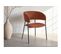 Lot De 4 Chaises Bold En Velours Côtelé - Terracotta