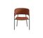 Lot De 4 Chaises Bold En Velours Côtelé - Terracotta