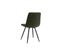 Lot De 6 Chaises Louisa En Velours Pieds Métal - Vert Foncé