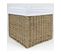 Cube De Rangement Pliable En Jonc De Mer 32 X 32 X 32 Cm