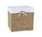 Cube De Rangement Pliable En Jonc De Mer 32 X 32 X 32 Cm