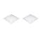 Lot De 2 Oreillers Luxe Enveloppe Percale Anti-acariens 65x65