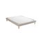 Cache Sommier Coton Jersey Beige 80x190