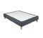 Cache Sommier Coton Jersey Anthracite 130x200