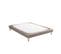 Cache Sommier Coton Jersey Taupe 70x190