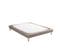 Cache Sommier Coton Jersey Taupe 140x190