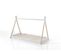 Lit Enfant Tipi En Bois Blanc 70x140