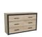 Commode 6 Tiroirs Bois Naturel