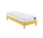 Surmatelas Ouate 600g S25 Soutien Ferme 90x200 - 1 Personne - Accueil Confortable