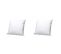 Lot De 2 Oreillers Éco Naturels Moelleux Enveloppe Coton Bio 60x60